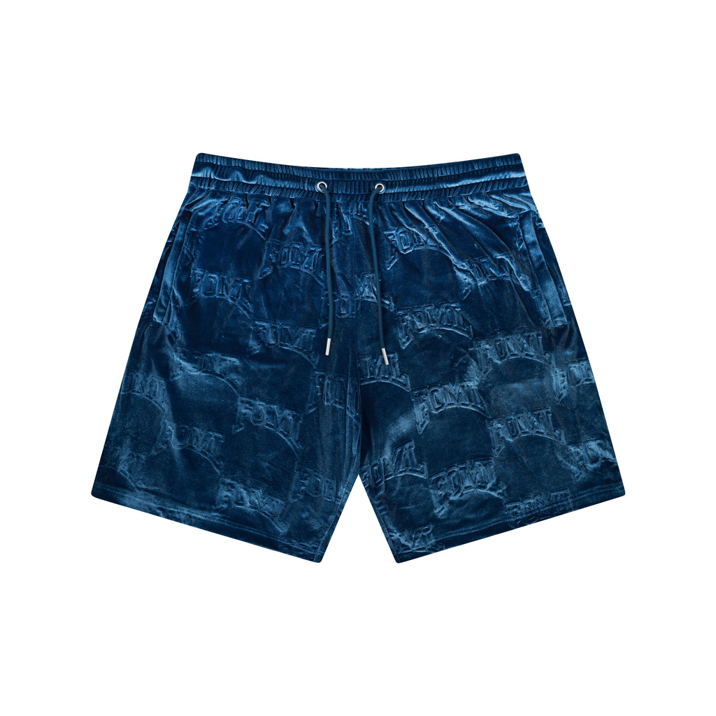 FOML Monogram Velour Shorts