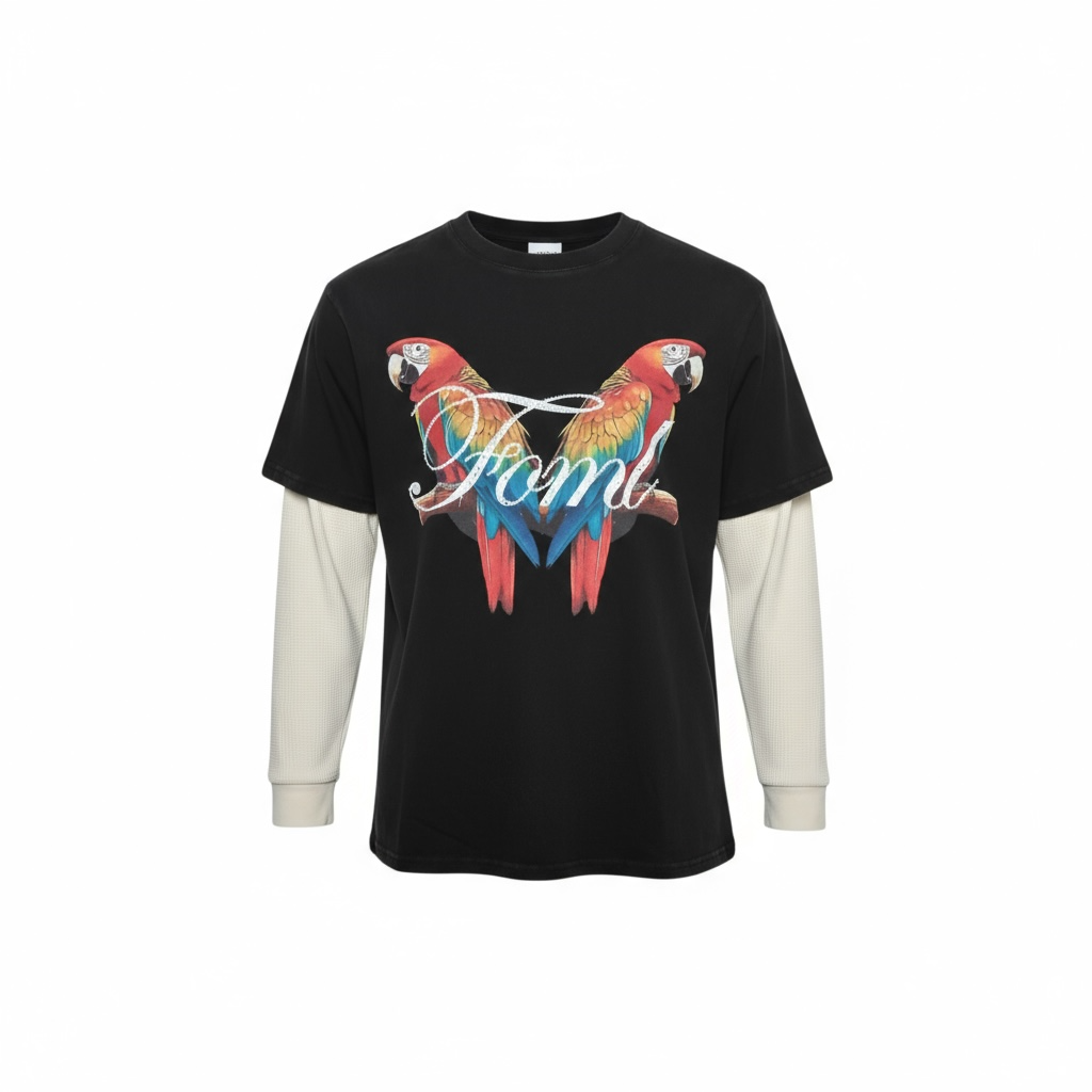 Mirrored Macaw Tee