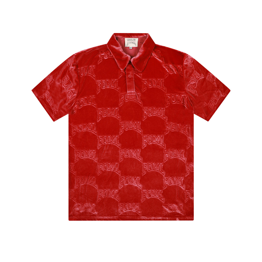 FOML Monogram Velour Polo