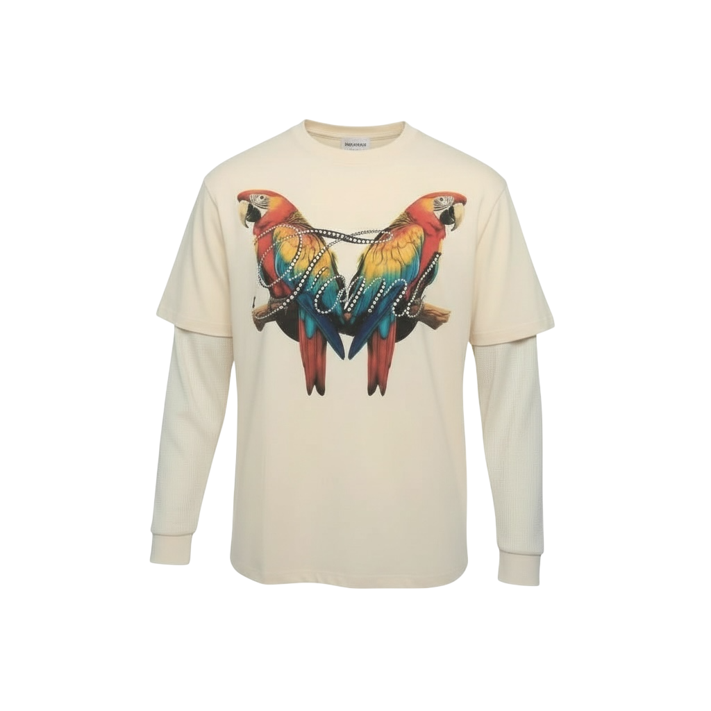 Mirrored Macaw Tee