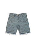 Monogram Denim Shorts