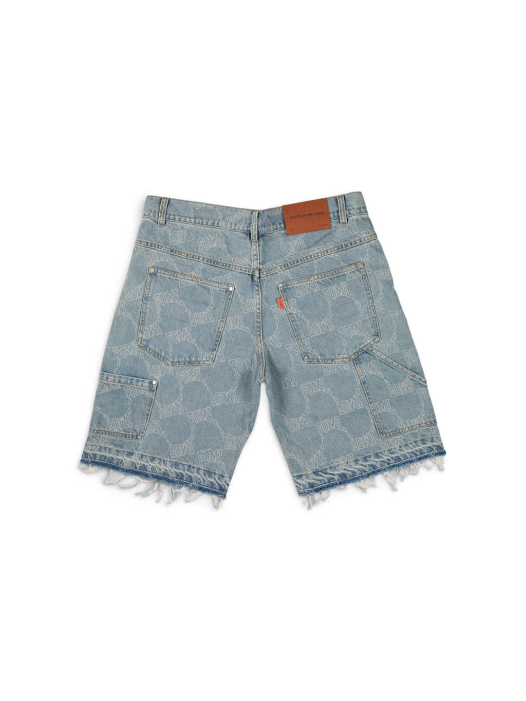 Monogram Denim Shorts