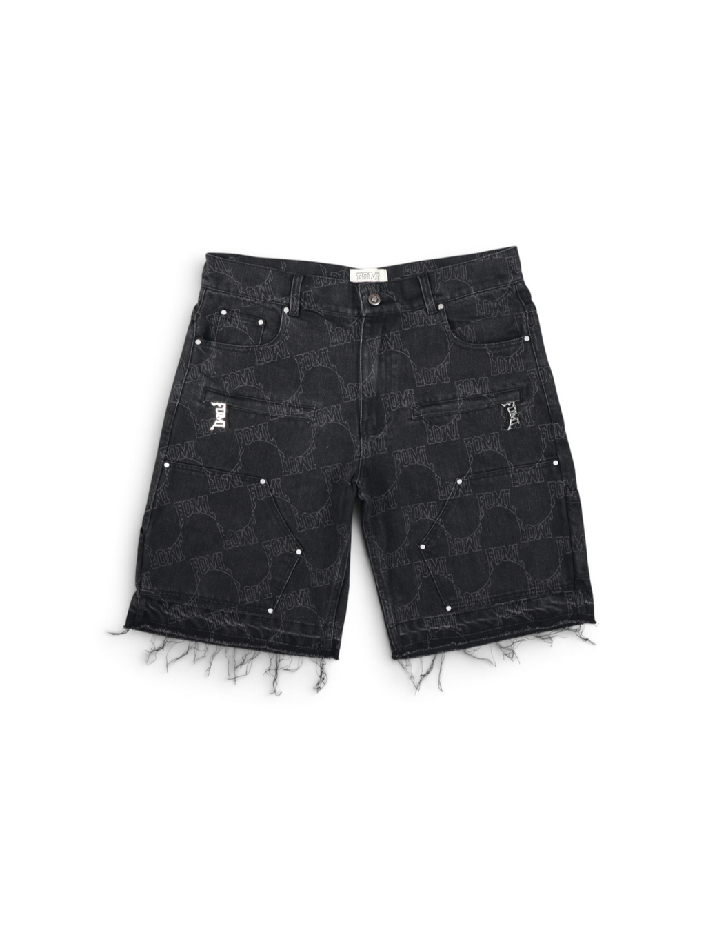 Monogram Denim Shorts
