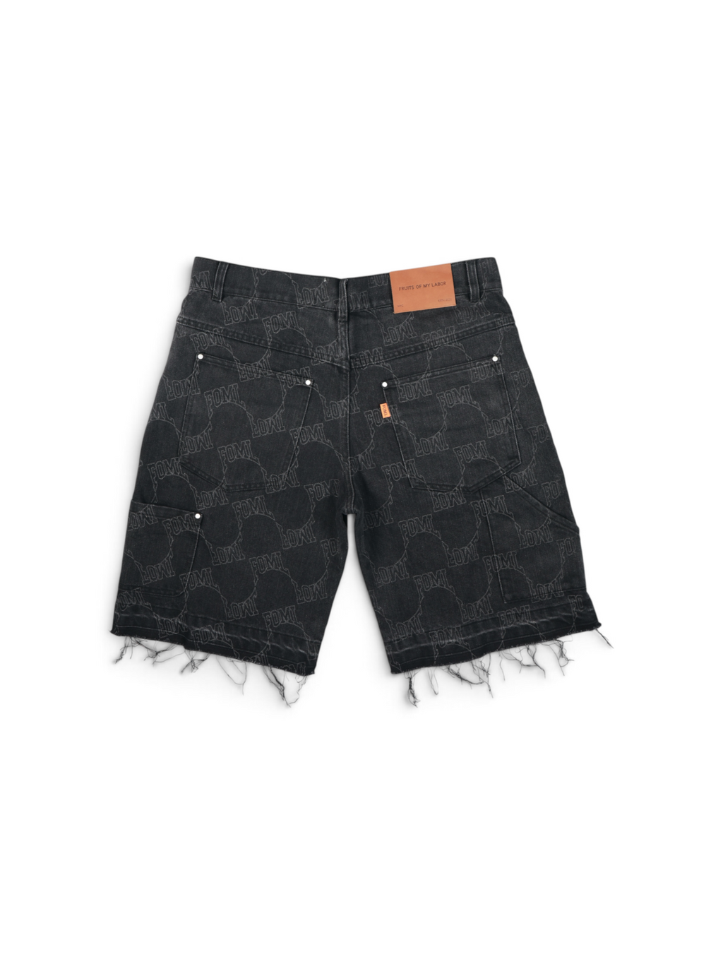 Monogram Denim Shorts