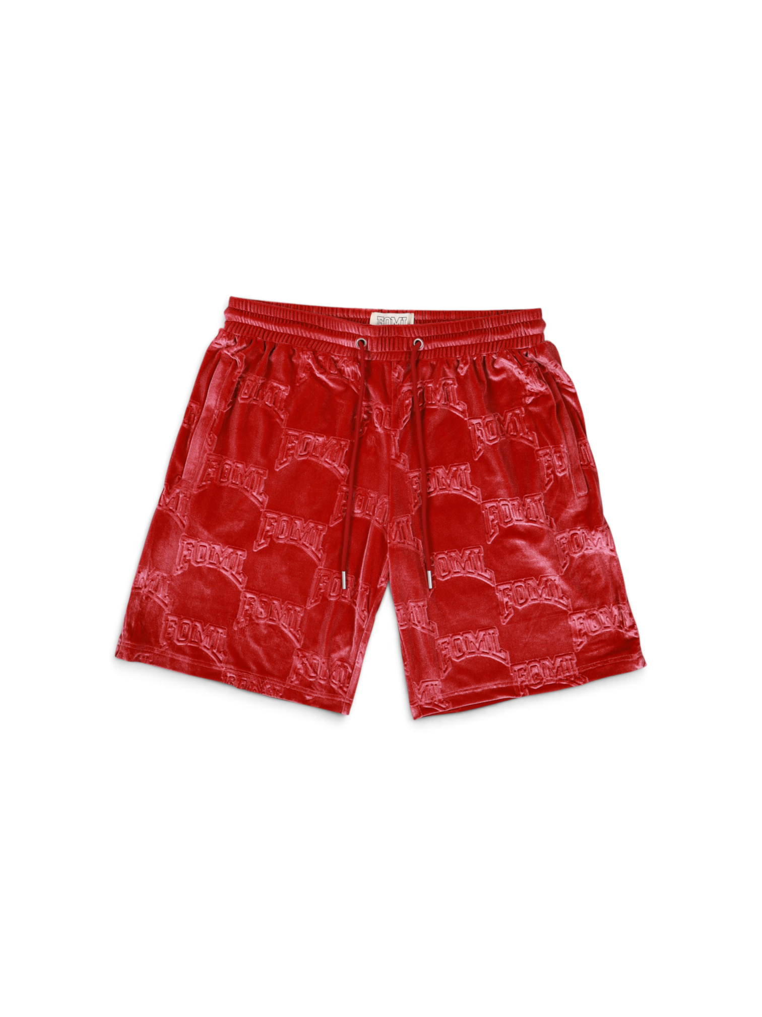 FOML Monogram Velour Shorts