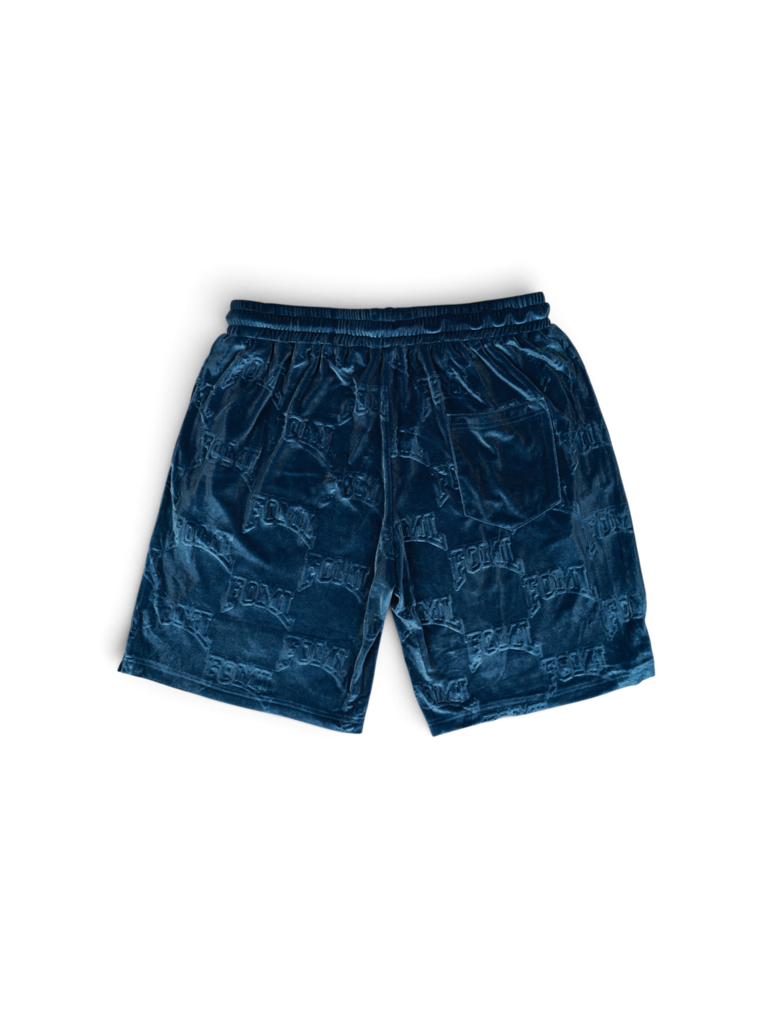 FOML Monogram Velour Shorts