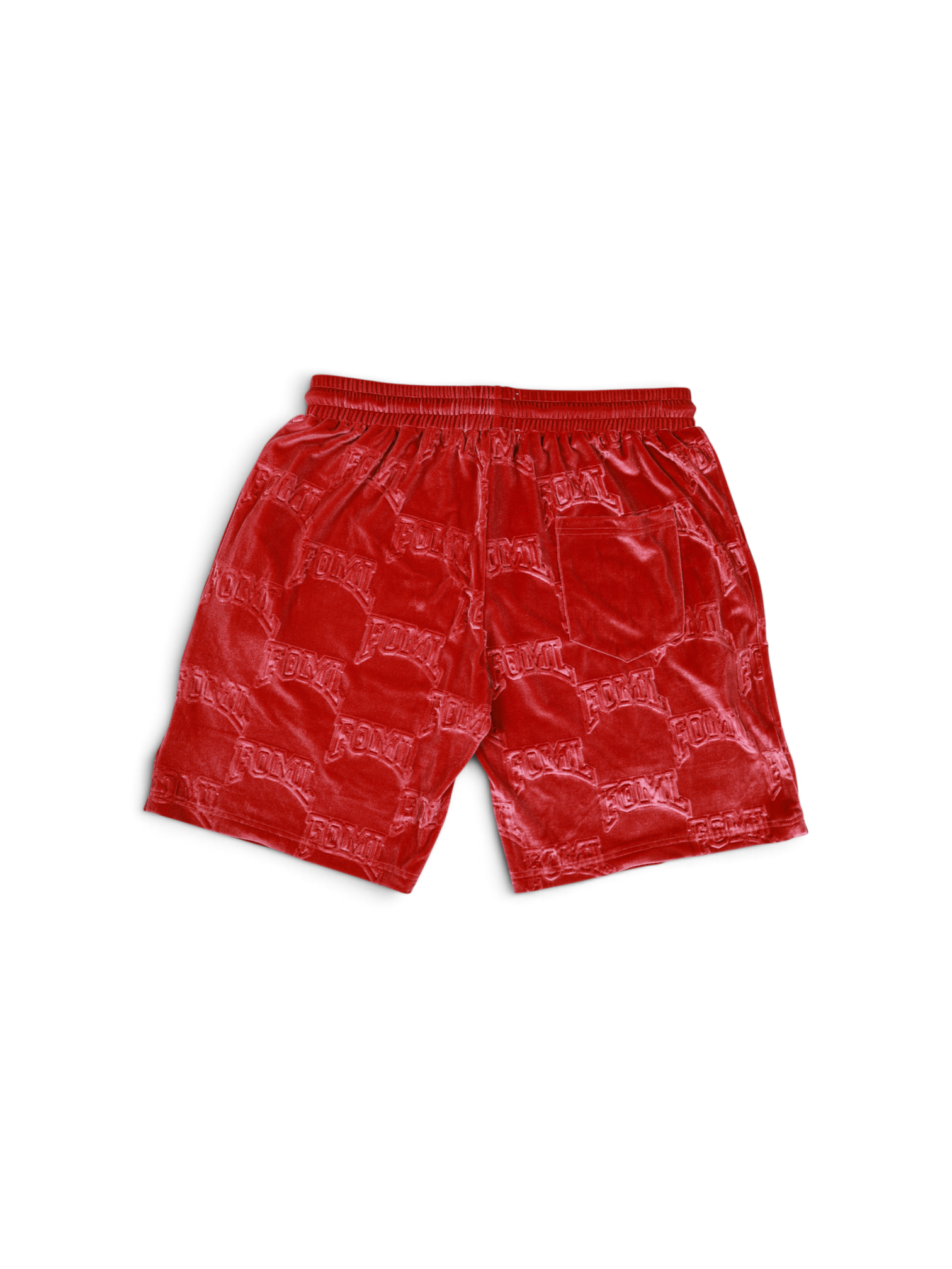 FOML Monogram Velour Shorts